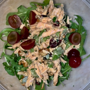 Cranberry-Walnut Chicken Salad