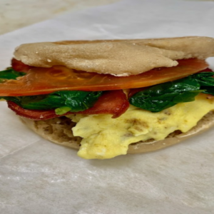 English Muffin and Egg Sandwich